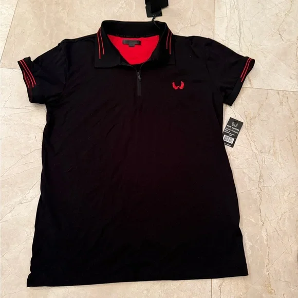 NWT Nick Danger Zipper Polo Size M - Picture 1 of 4